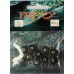 Груз ушастый рыбацкий, таблетка (эксцентрик) цвет Silvereyes Black, 10шт в уп., вес 5г